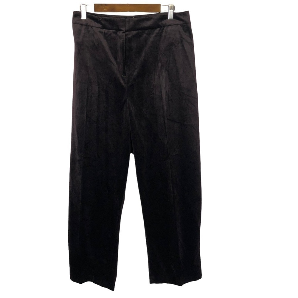 ASOS Plum Purple Velvet Tux Suit Straight Leg Pants‎ 24